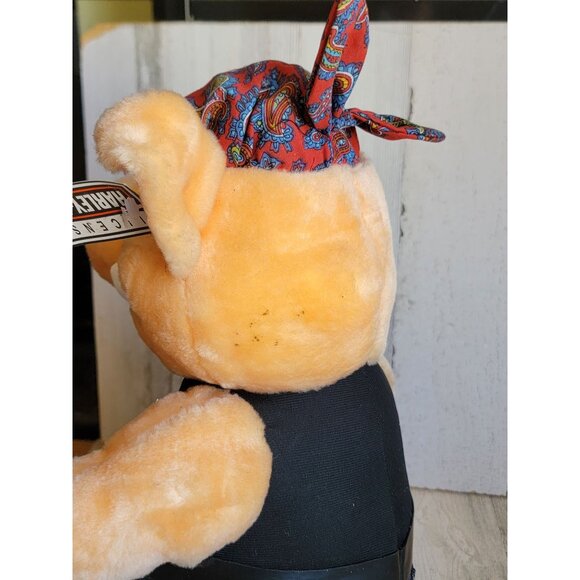 Vintage Harley Davidson bandana Pig Hog biker Toy motorcycle play by play - Picture 8 of 11